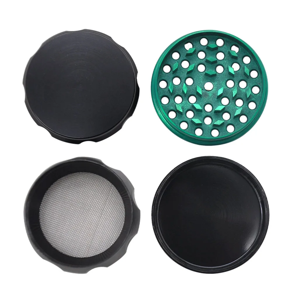 

4 Layers Metal Tobacco Grinder Smoke Time Cigarette Smoking Accessories Grinder Weed Completo weed pipes weed grinder