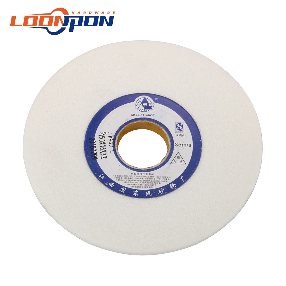 1 шт. керамический белый корундовый шлифовальный круг 5 дюймов 125 мм 6 150 диаметр 32