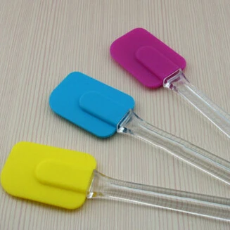

Home Portable Pastry Tools Silicone Spatula Baking Scraper Cream Butter Handled Cake Spatula Cooking Cake Brushes Kitchen Tool