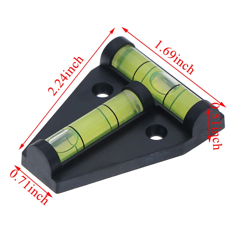 

1PCS Spirit Type Level Bubble Level Multipurpose 2 Way Spirit Level T Shape For Adjusting Angle Level Measuring Instrument