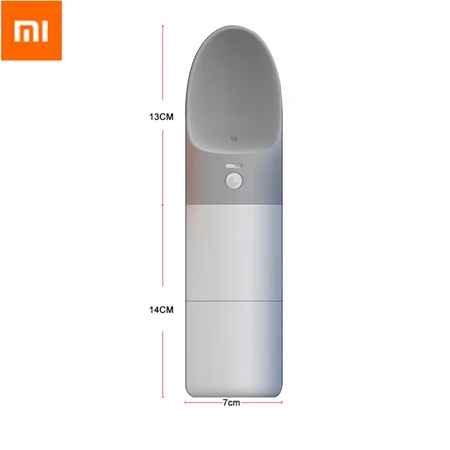 Xiaomi ROCKET чашка с домашними животными портативная чашка для собак Бутылка Спорт на открытом воздухе путешествия собака миска для питьевой воды диспенсер подачи умный контроль - Цвет: gray 270ml
