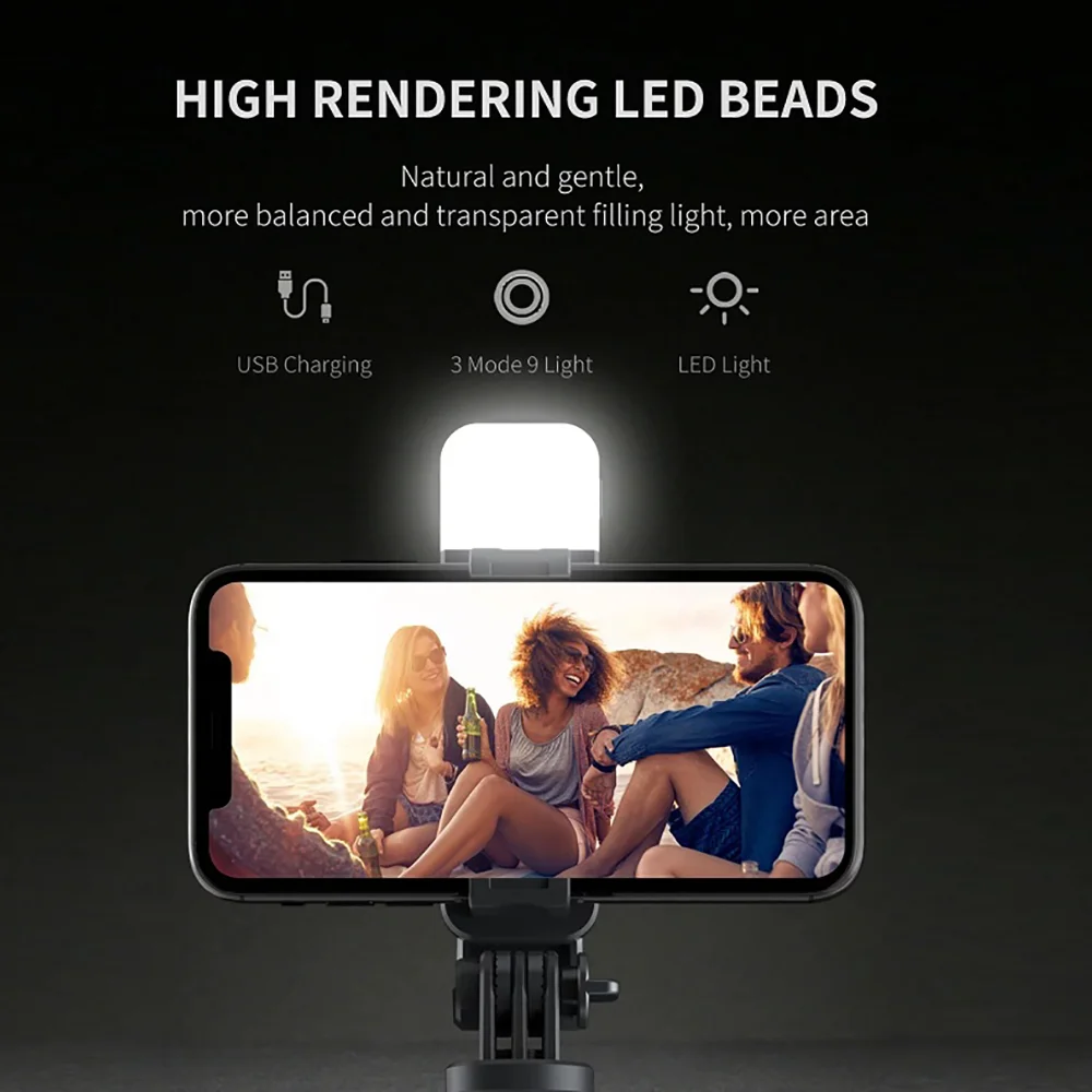 L02S Складная Беспроводная умная палка для селфи штатив Bluetooth пульт дистанционного