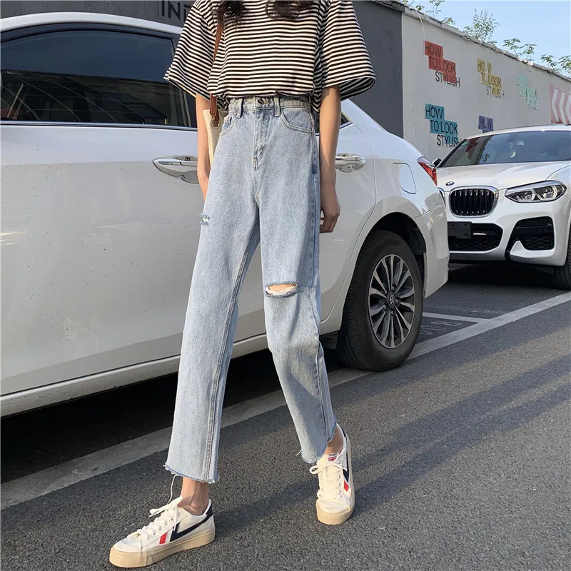 

YTX274 2021 new small ins tide design sense niche western style jeans women