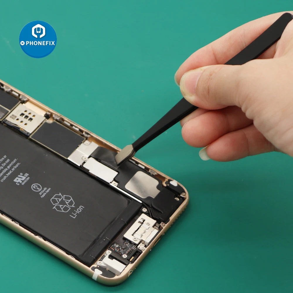 9 шт. ОУР Нержавеющая сталь пинцет с Сумка для переноски антистатические пинцеты