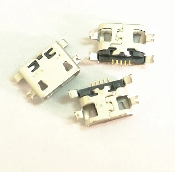 500 шт. для Alcatel OT995 mini micro usb зарядка Разъем подключения зарядного устройства