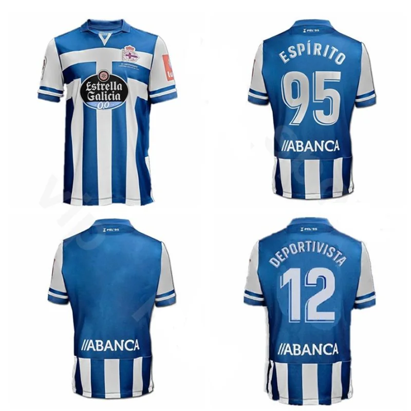

20/21 For Deportivo La Coruna Adult Camiseta De Futbol 2020 Deportivo La Cor Futbol Camisa Leisure Best Quality T-Shirts