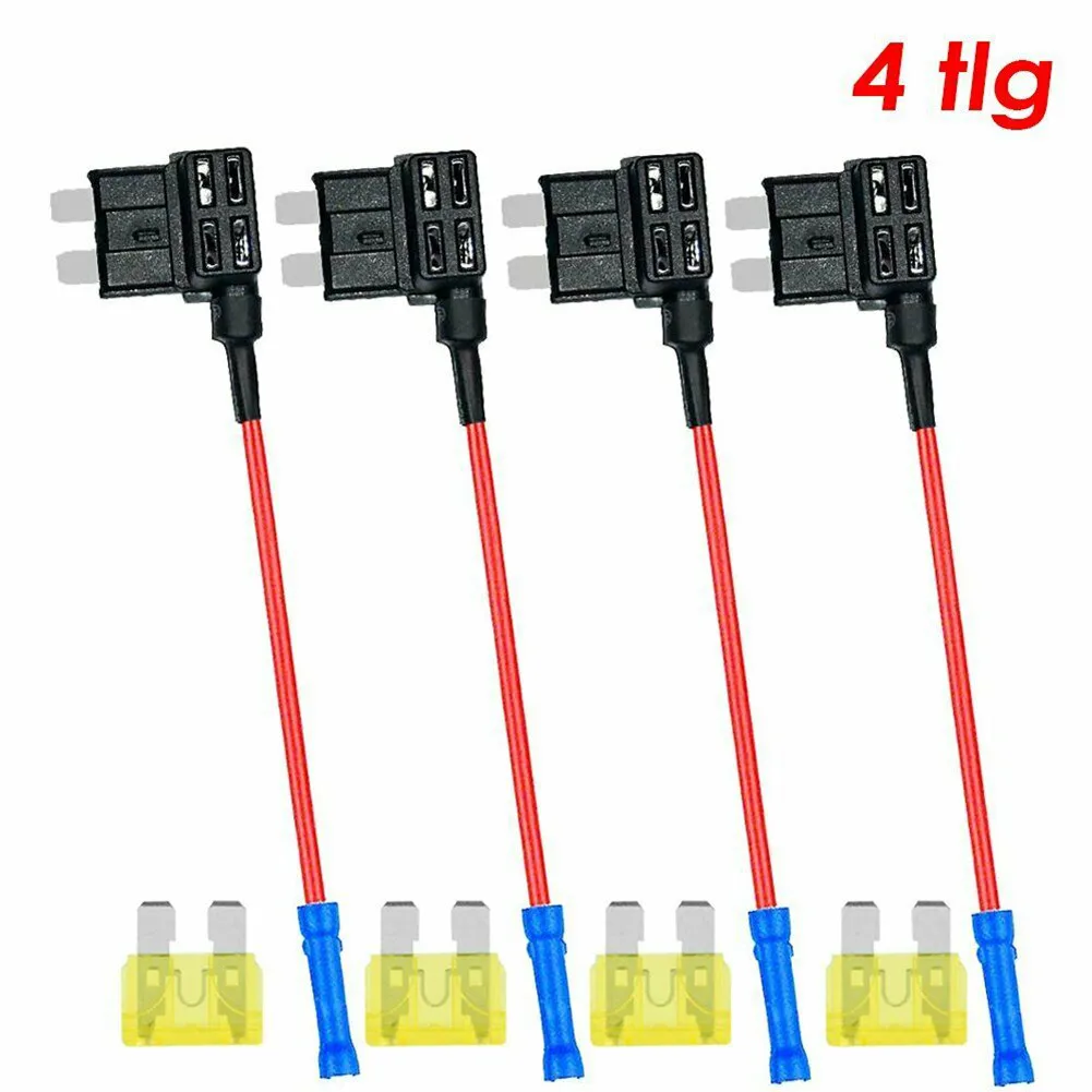 

100% Brand New Automotive Fuse Holders 4PCS Fuse Distributor High Quality Plug-in Power Medium