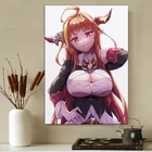 Плакат и печать на стене Kiryu Coco Hololive, настенные художественные Плакаты для гостиной, спальни, домашней комнаты с рамкой