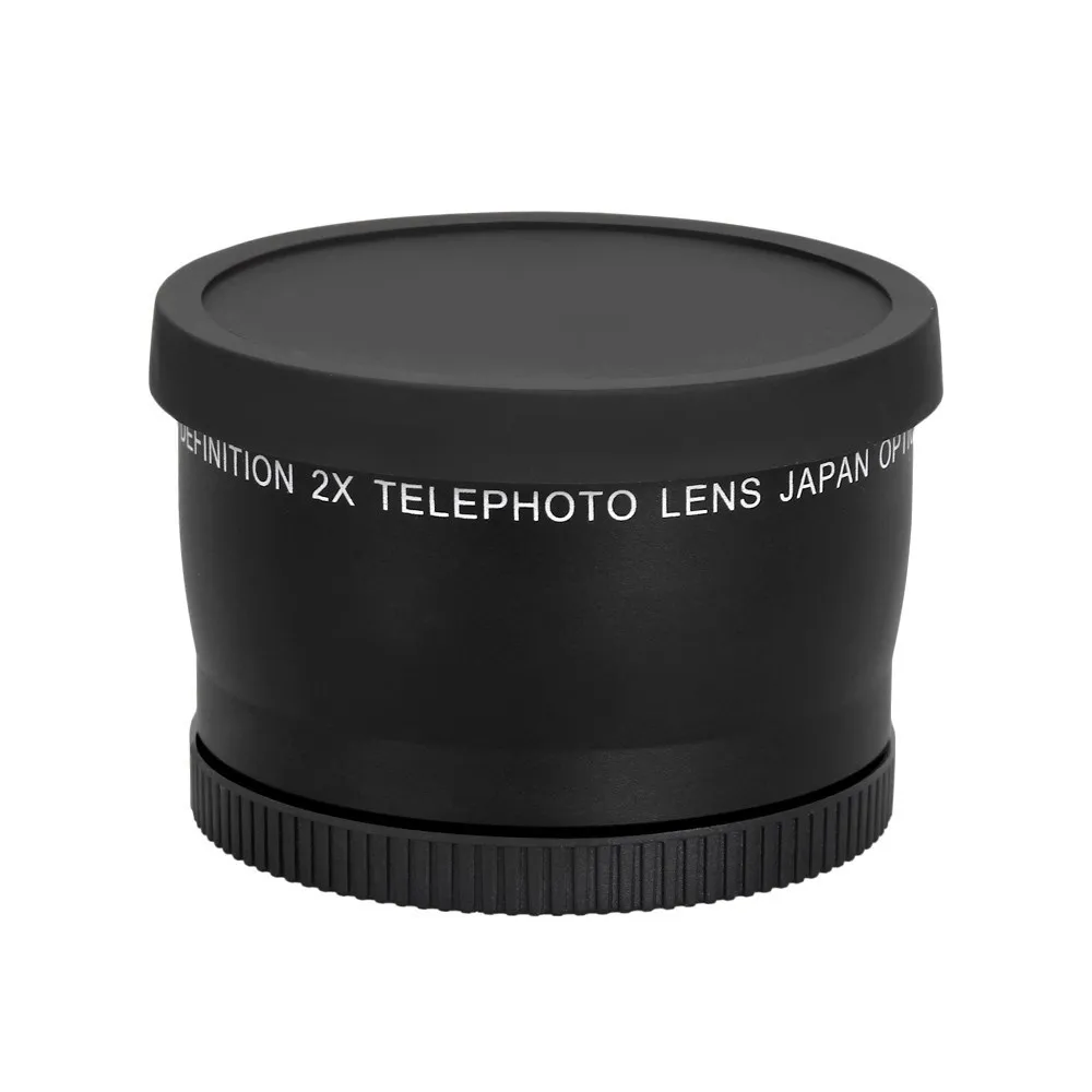 Новое поступление 58 мм 2x HD телеобъектив с зумом для Canon Nikon sony Pentax 58 мм DSLR камеры
