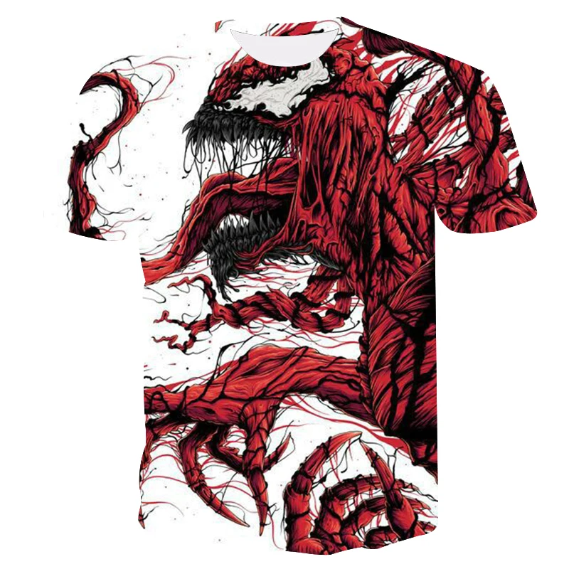 

2020 New Hot Man's 3D Printing T shirt 3D Printing Cartoon Tokyo Corpse Ghost Couple's Short Sleeve Street cool Men's T shirt
