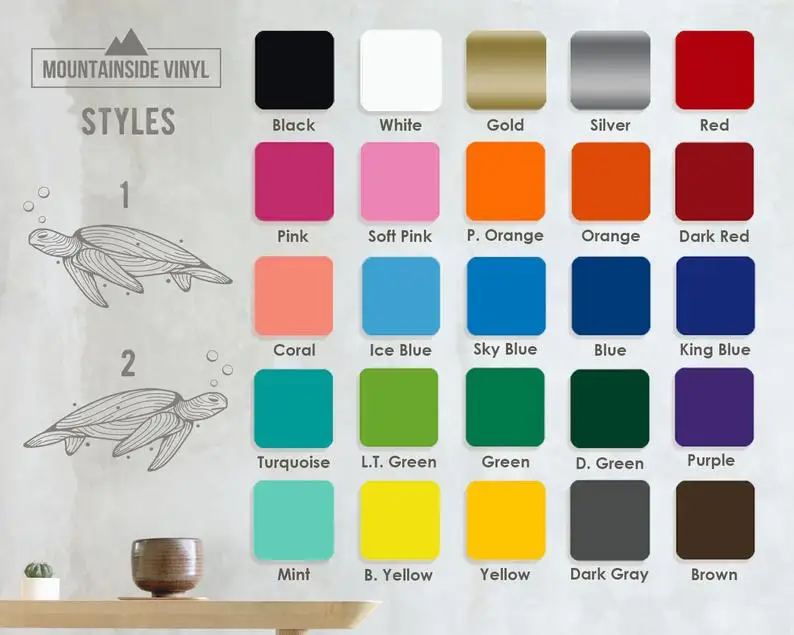 

Sea Turtle Vinyl Decal - Turtle Sticker, Hawaii Tumbler Decal, Water Bottle Decal, Beach Lovers Gift, Ocean Decal,