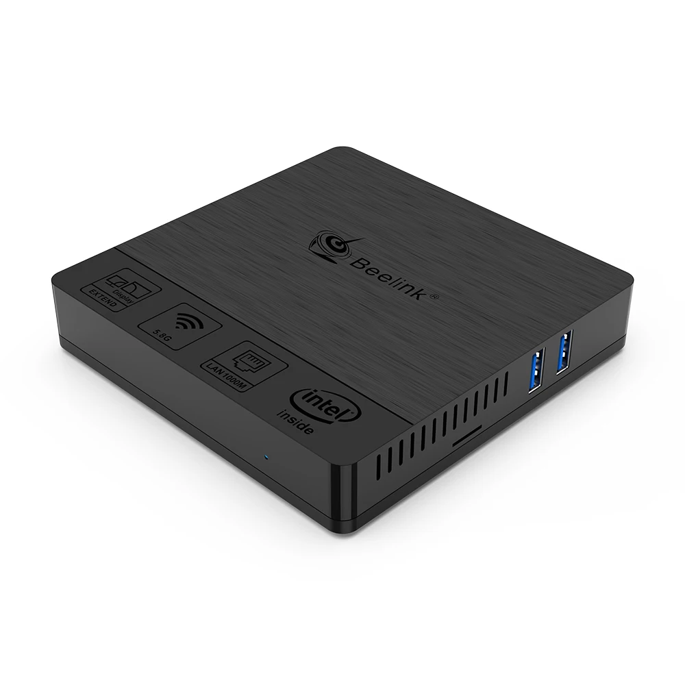 Beelink BT4 мини ПК Intel Atom X5 Z8500 четырехъядерный Windows 10 Мини 4K HTPC с 4 Гб RAM 64 ГБ ROM USB 3 0 HD MI и