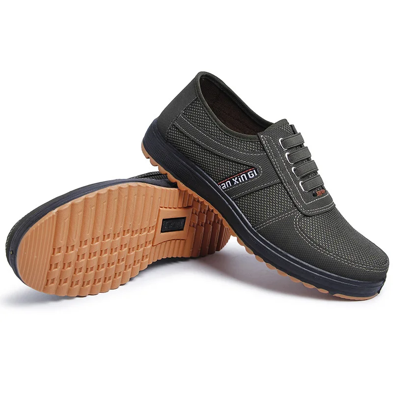 

2019 New Low-Top Breathable Casual Shoes Men's Autumn and Summer Lazy Shoes Old Beijing Cloth Shoes Men's Walking Shoes D603