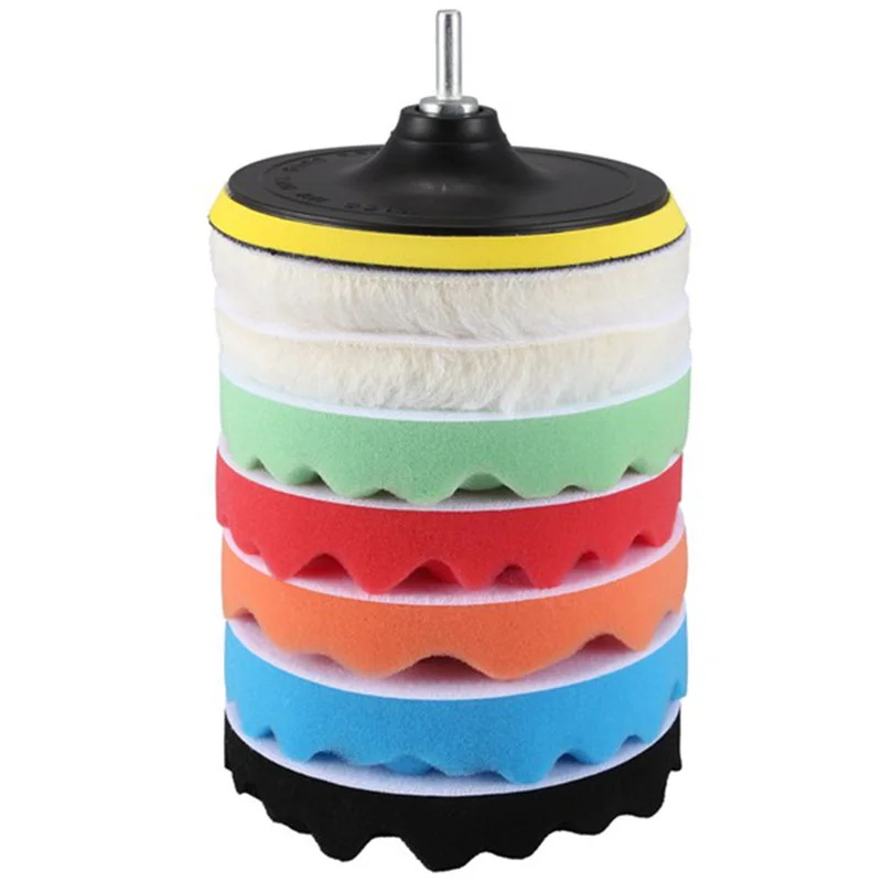 

Набор из 8 предметов, комплект для ваксации и полировки автомобиля, 7 дюймов