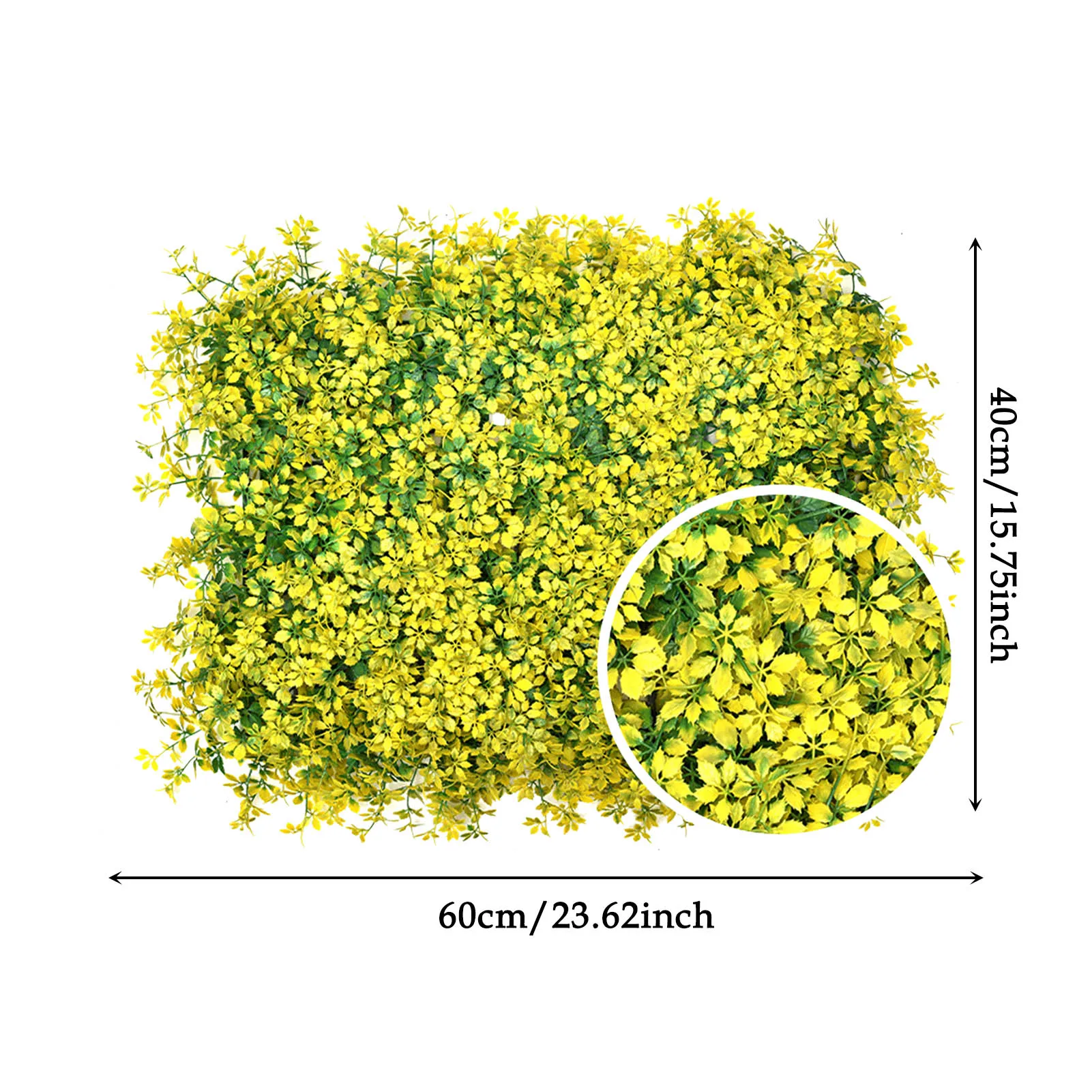 

Artificial Plants Panels Plant Privacy Hedge Screen Garden Decor anti-aging anti-fade Realistic Plant Wall Noise Reduction
