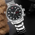 NAVIFORCE Мужские кварцевые аналоговые часы Роскошные модные спортивные наручные часы водонепроницаемые светящиеся мужские часы Relogio Masculino