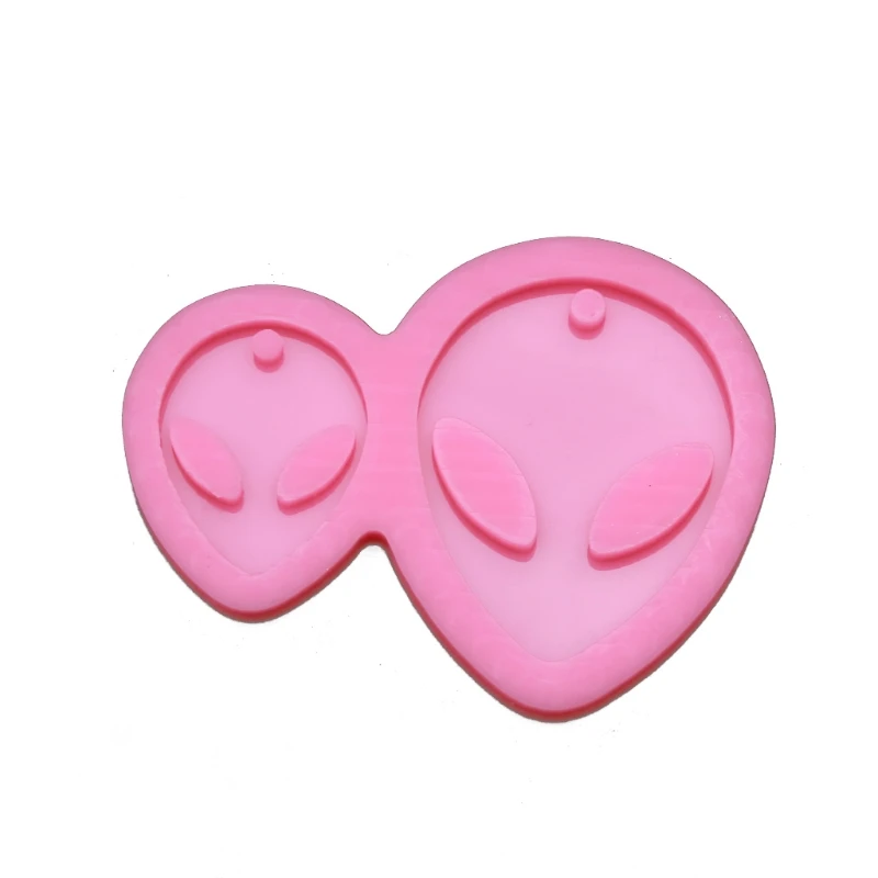 

Handmade ET Head Pendant Resin Casting Mold ET Creature from Outer Space Earrings Bracelets Jewelry Making Tools Crafts