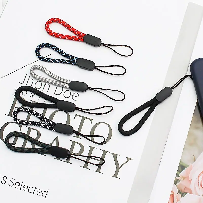 Mobile Phone Strap Short Lanyard for Keys ID card Cell phone Universal Hold Lanyards 6 Colors Handheld Rope Wear-resistant Strap