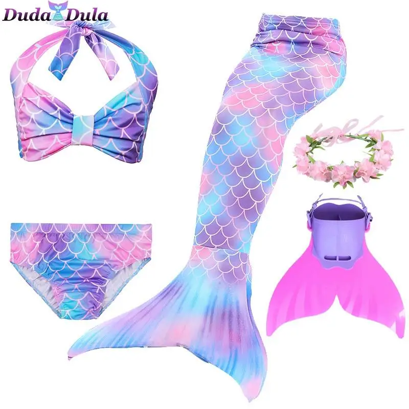 Костюм Русалочки с моноластами для девочек карнавальный костюм аниме косплея