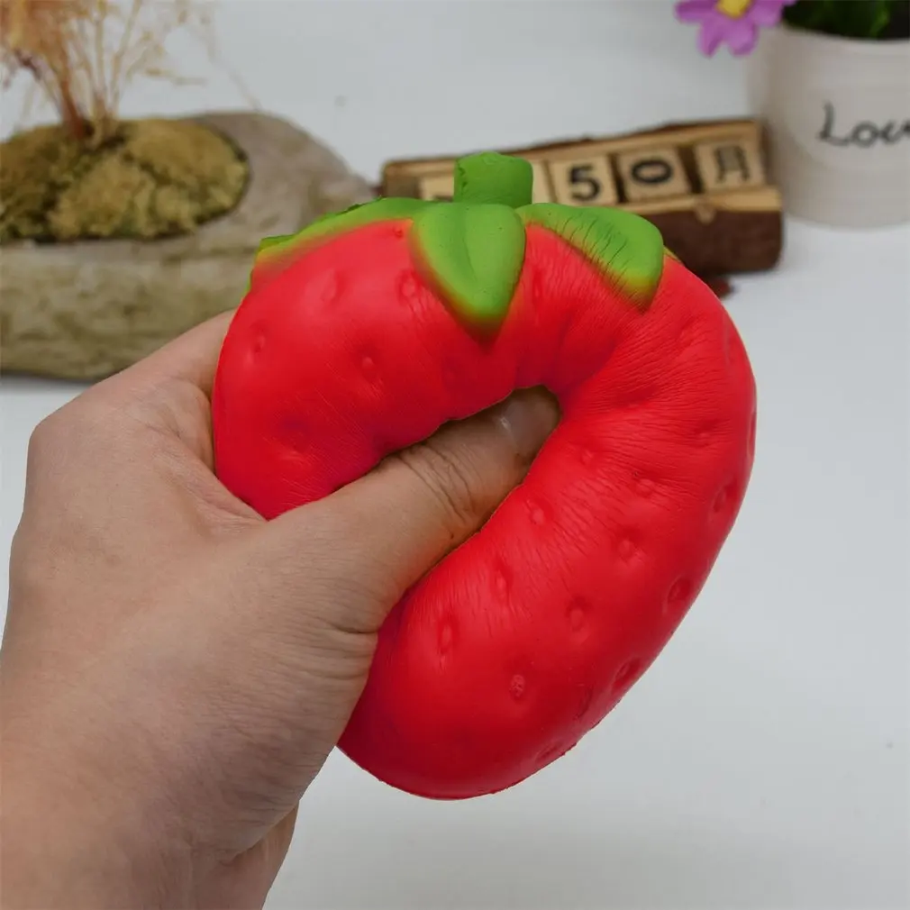Мягкие фрукты в форме клубники медленно поднимающиеся игрушки для взрослых