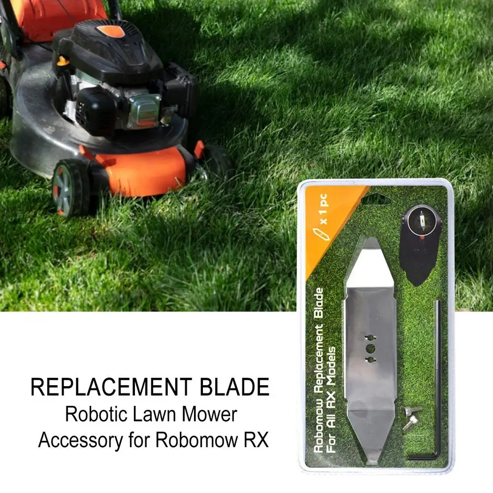 

4.33inch Stainless Steel Brush Cutter Blade Lawn Mower Replacement Blade Grass Cutter Parts Replacement For Robomow RX