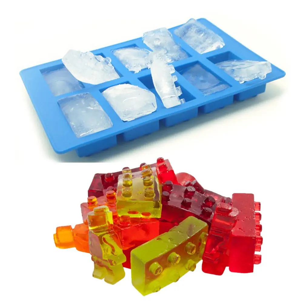 10 даже Diy строительный блок ледяной куб формы форма для приготовления льда
