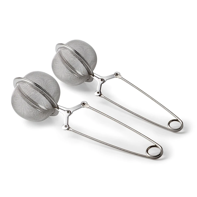 Здоровый многоразовые Чай листьев Фильтр с ручкой Нержавеющая сталь Infuser