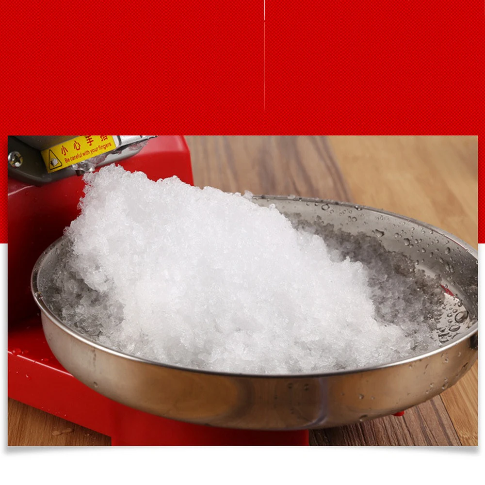 

Electric Ice Crusher Carnival Banquet Commercial Ice Crusher Household Smoothie Ice Shaver Ice Shaver Crusher Capacity 85 Kg/h