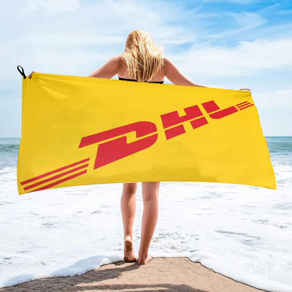 Быстросохнущее банное полотенце Dhl Express из микрофибры пляжное Женская длинная