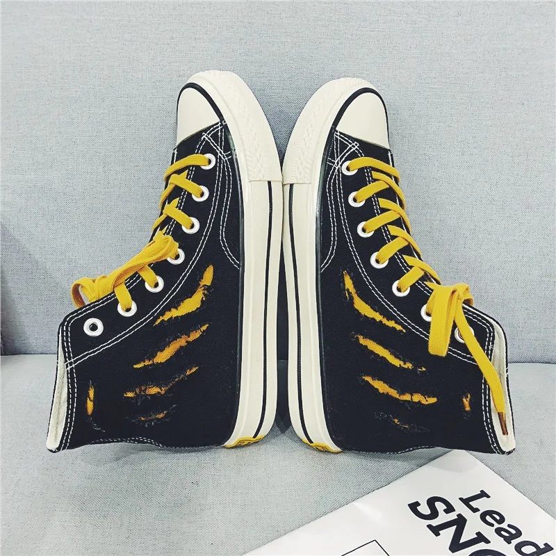 Женская и мужская парусиновая обувь Новинка 2019 года сезон весна-осень