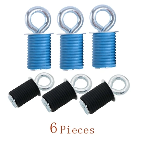 Blue-Black 6pc Для Polaris RZR 6 шт./компл. галстук вниз якорь галстук падения якоря синий 570 900 ZR S 900 800 1000 XP Sportsman 110 400 450 - Цвет: Blue-Black 6pc