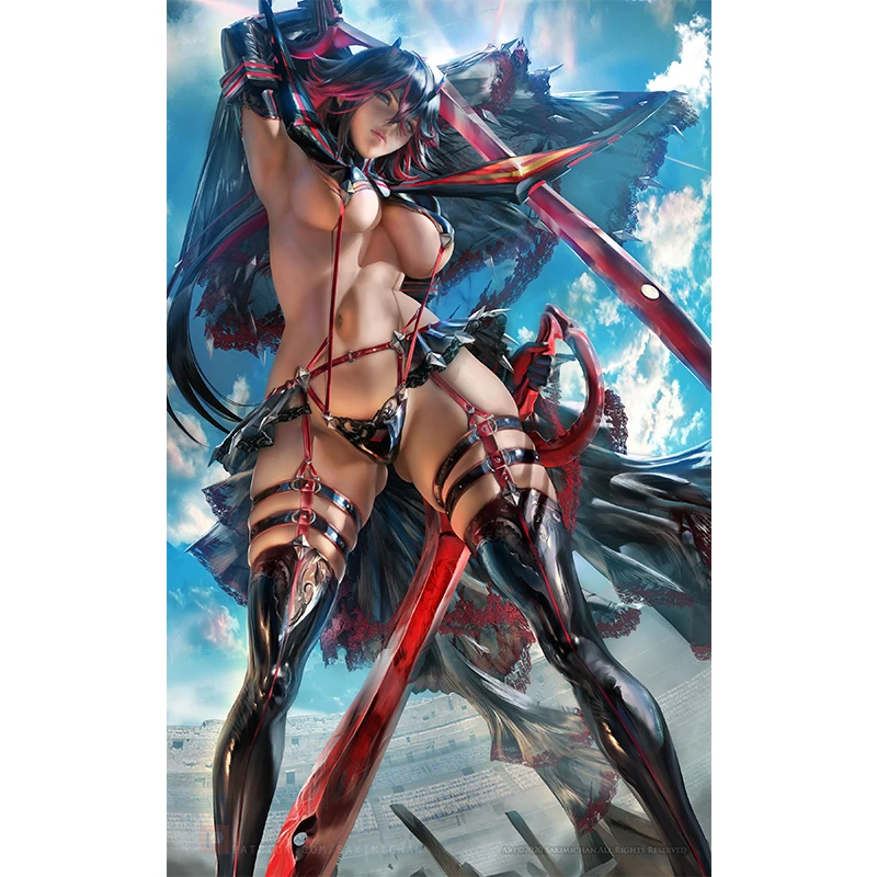 Печатная игра Hinata Tsunade сексуальная девушка искусство холст постер с рамкой на