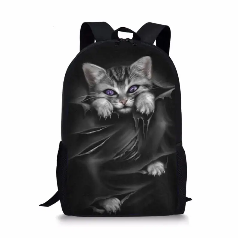 style 1 Новые стильные рюкзаки для школы с милым животным принтом, Детские рюкзаки для мальчиков и девочек, повседневные дорожные рюкзаки - Цвет: style 1