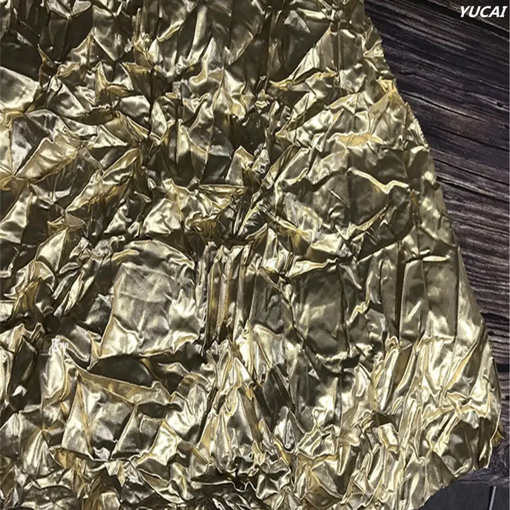 Текстурная ткань ламинирование с золотым покрытием высокотемпературные