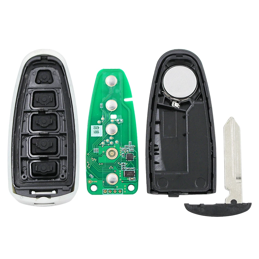 4 кнопки Smart Remote Start Prox Key Fob передатчик для чипа Ford 315 МГц ID46 FCC: M3N5WY8609 с маленьким