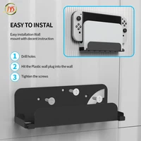 wall stand holder protective for nintendo switch console switch dock bracket support nitendo switch oled tv dock accessories