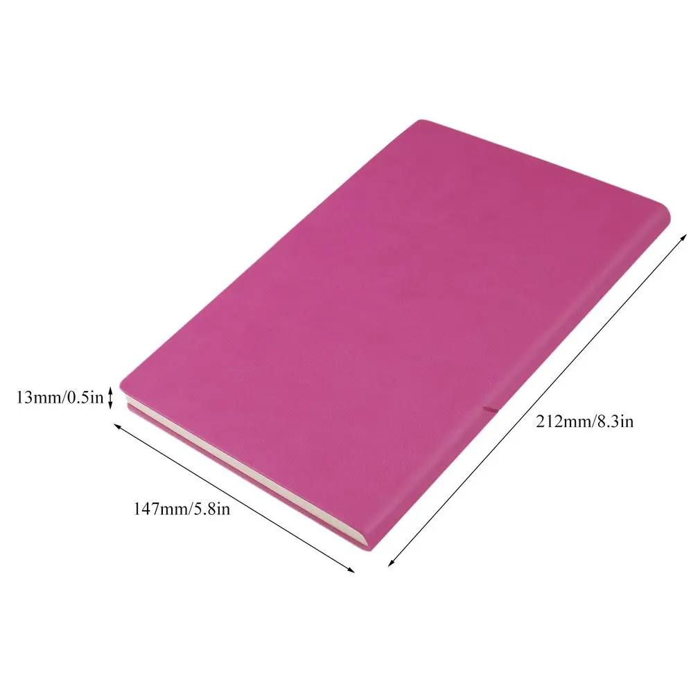 

Premium Soft PU Leather Notebook Writing Journal A5 Portable Notebook Home Daily Office Business Travel Notepad