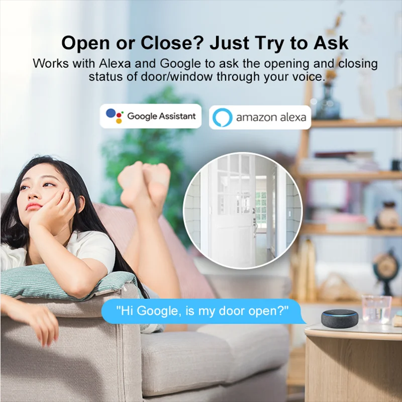 Датчик двери/окна Sonoff ZigBee умный детектор безопасности для дома Google Home Alexa|Модули