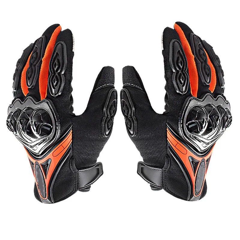 

1 Pair Casual Men Polyester Gloves Motorcycle Protective Gloves Racing Touching Screen Glove TC21