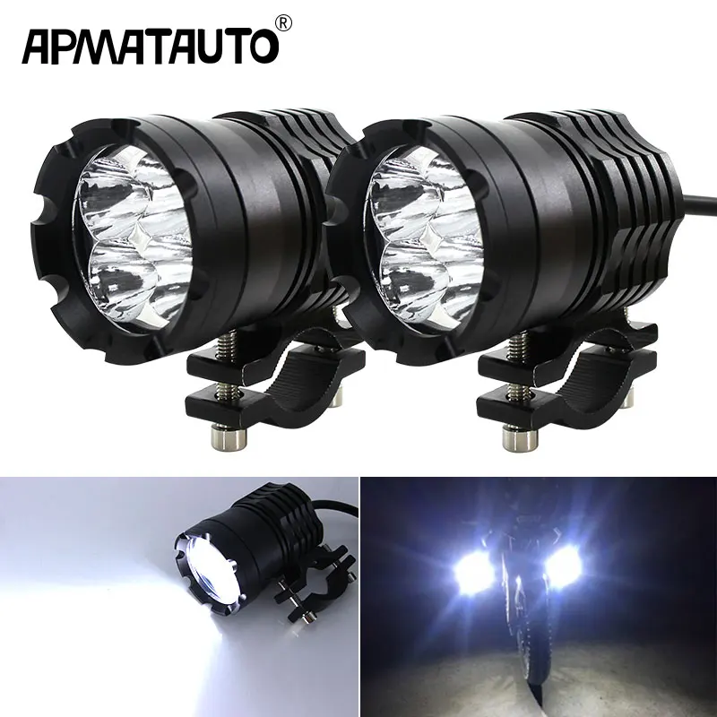 2 шт. L4 водить мотоцикл головной светильник s 9600LM 6000 К Светодиодный точечный светильник мото вождения головной светильник декоративные светодиодные лампы 12v-24v 2 шт. L4 водить мотоцикл головной светильник s 9600LM 6000 К Светодиодный точечный светильник мото вождения головной светильник декоративные светодиодные лампы 12v-24v
