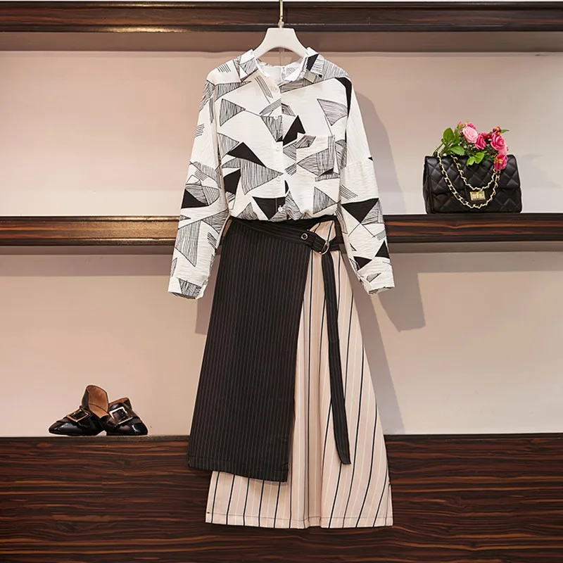 Женский офисный комплект из двух предметов HAMALIEL модная Осенняя Свободная