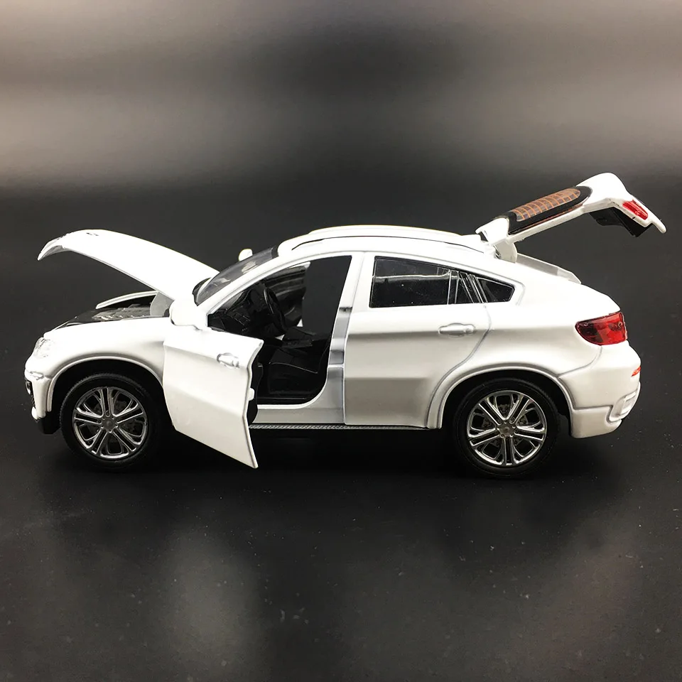 Лидер продаж литая модель автомобиля из сплава в масштабе 1:32 BMW SUV X6 Детская