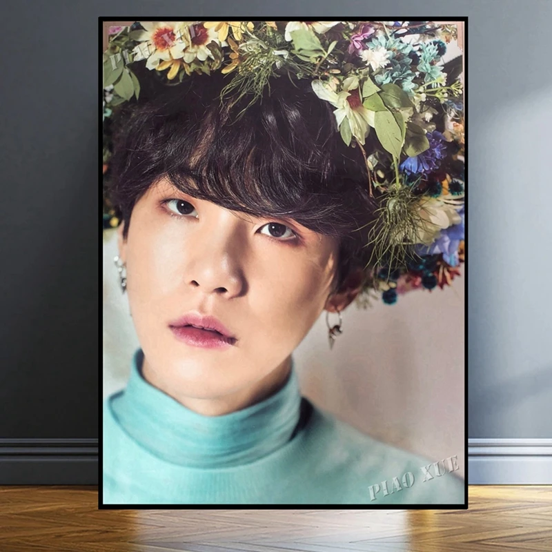 

5d Kpop Diamond Art Painting Kit Full Square/Round Drill Mosaic Cross Stitch Wall Poster For Home Decor