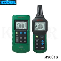 mastech ms6818 portable professional wire cable tracker metal pipe locator detector tester line tracker voltage12400v