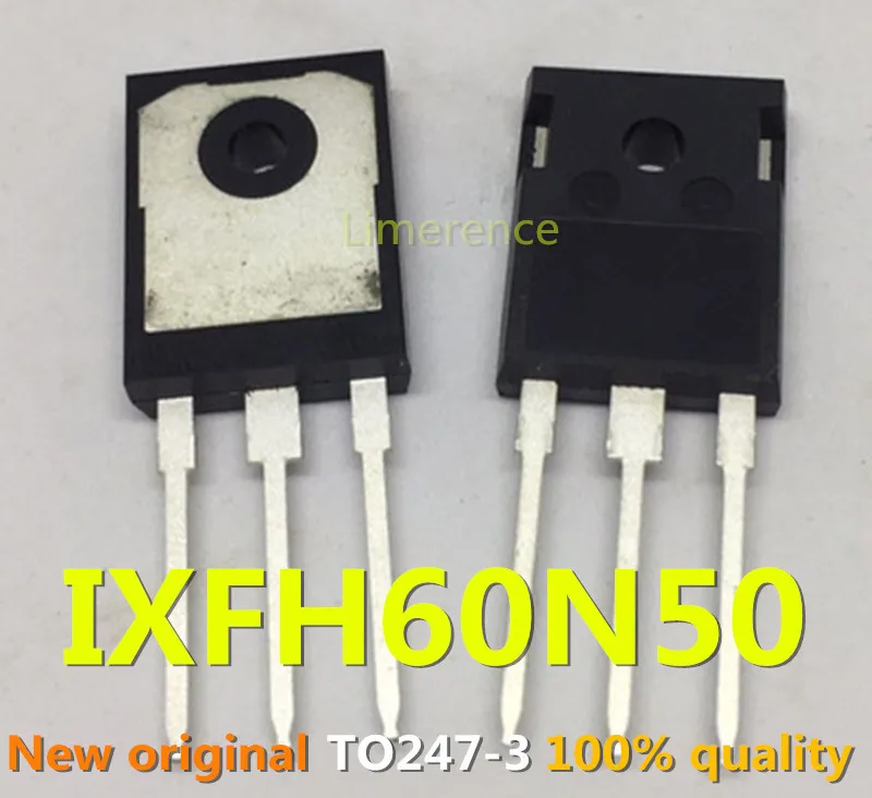 

100% nuevo 50 unids/lote original diode IXFH60N50P3 60A/500V TO-247 IXFH60N50 60N50P3 60N50 MOSFET Transistor
