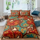 Комплект постельного белья с мандалой, 23 шт., богемный пододеяльник, этническое постельное белье с цветами, роскошный комплект постельного белья с цветочным рисунком, двуспальный, x 240