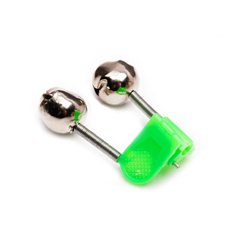 

2Pcs/lot Fishing Rod Alarm Bell Fishing Rod Clamp Clip Bell Ring Light Weighted Fishing Bell Fishing Tool Tackle Accessories