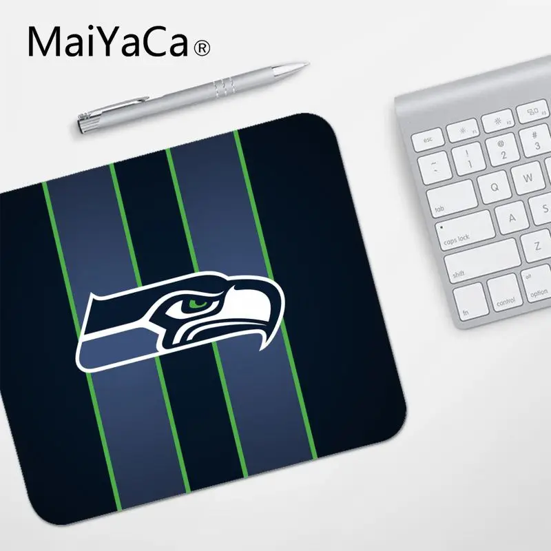 MaiYaCa высокое качество Seattle Seahawks заказной Ноутбук игровой коврик для мыши Гладкий блокнот для письма настольные компьютеры мат игровой коврик для мыши