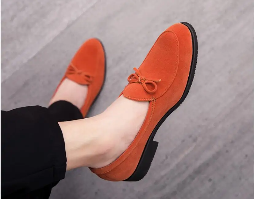 Новая мода золото топ и металлическим носком бархатные Мужские модельные туфли в