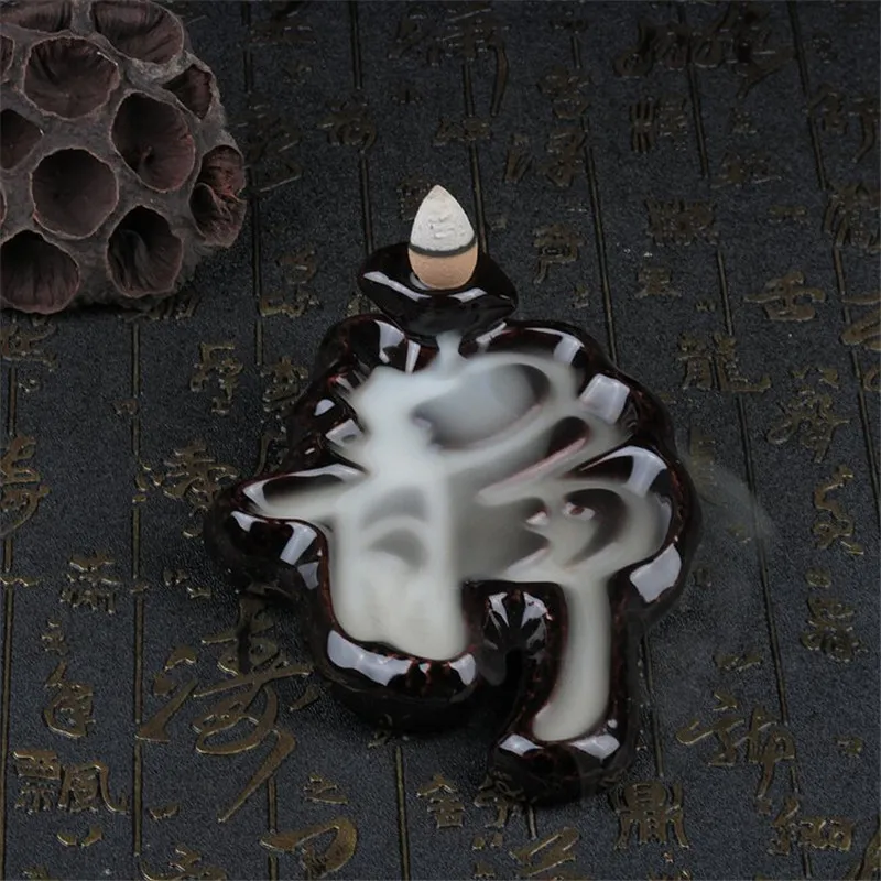 Экзотический китайский персонаж дизайн курильница для благовоний держатели